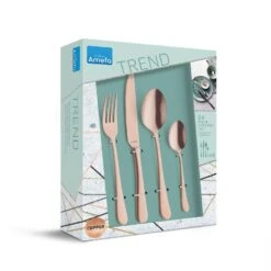 Amefa Austin - 24-delige Bestekset Voor 6 Personen - Mat Koper -Tafel Benodigdheden Winkel 1000093303 0103