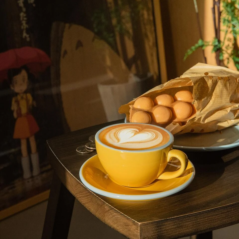 Egg Koffiekop Met Schotel - Set Van 2 - 150ml - Geel 3 Egg Koffiekop Met Schotel - Set Van 2 - 150ml - Geel - Afbeelding 3