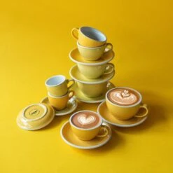 Egg Koffiekop Met Schotel - Set Van 2 - 150ml - Geel 7 Egg Koffiekop Met Schotel - Set Van 2 - 150ml - Geel -Tafel Benodigdheden Winkel 1000093473 0103