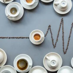 Egg Koffiekop Met Schotel - Set Van 2 - 150ml - Ivoor -Tafel Benodigdheden Winkel 1000093478 0103