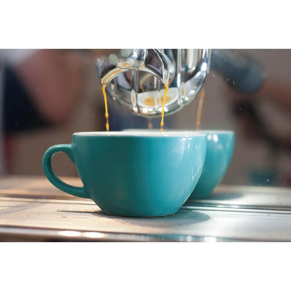 Egg Espressokop Met Schotel - Set Van 2 - 80ml - Groenblauw 3 Egg Espressokop Met Schotel - Set Van 2 - 80ml - Groenblauw - Afbeelding 3