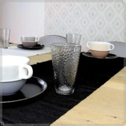 OTIX Waterglazen Longdrink Glazen Set Van 6 Stapelbaar 300ml Gehamerd Glas 7 OTIX Waterglazen Longdrink Glazen Set Van 6 Stapelbaar 300ml Gehamerd Glas -Tafel Benodigdheden Winkel 1000094289 0111