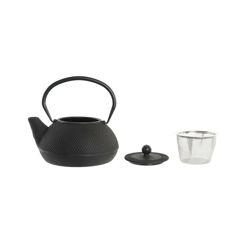 Items Kitchen Theepot Oriental - Gietijzer - 1300 Ml - Antiek Zwart 2 Items Kitchen Theepot Oriental - Gietijzer - 1300 Ml - Antiek Zwart - Afbeelding 2