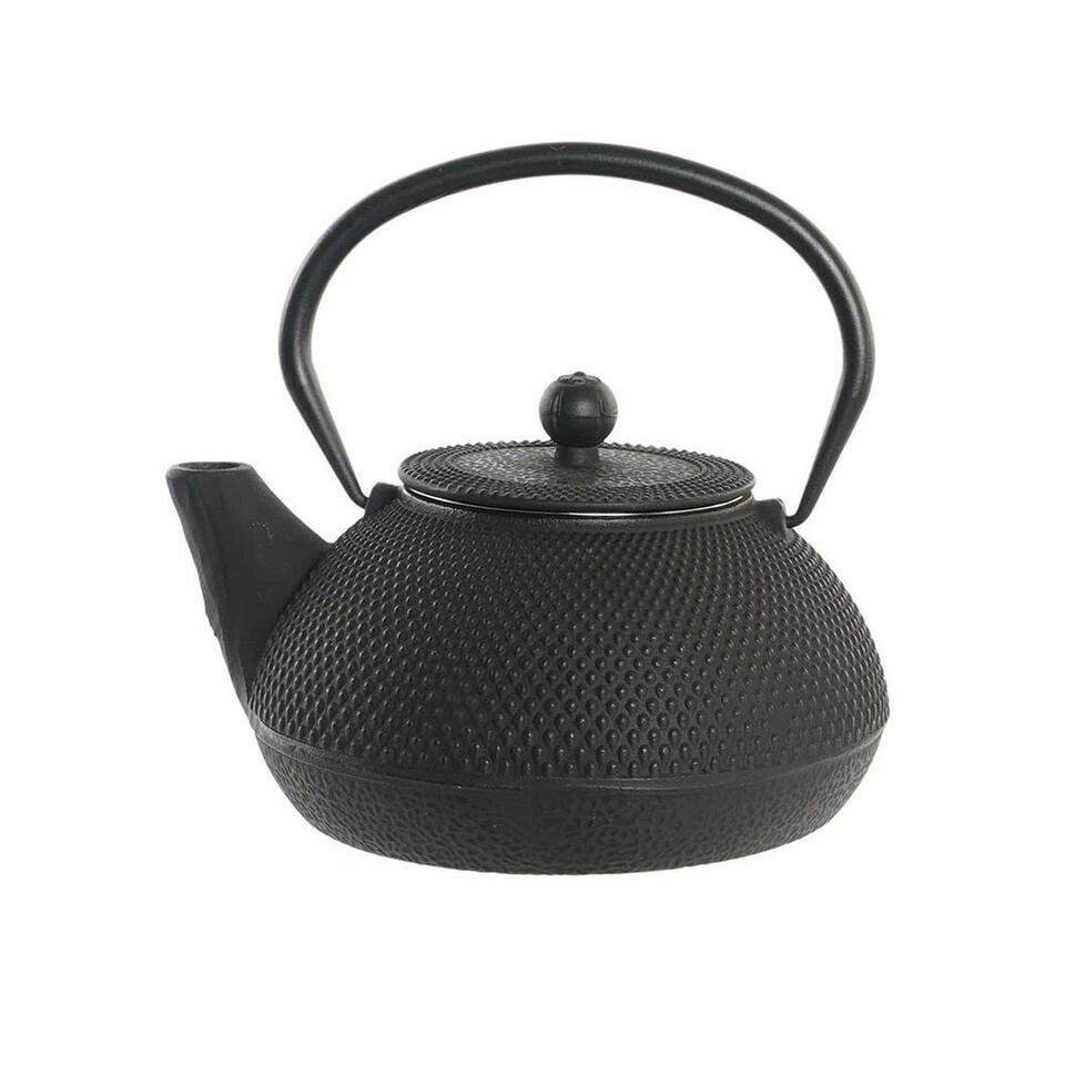 Items Kitchen Theepot Oriental - Gietijzer - 1300 Ml - Antiek Zwart 1 Items Kitchen Theepot Oriental - Gietijzer - 1300 Ml - Antiek Zwart