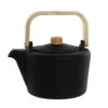 Items Kitchen Theepot - Gietijzer - 1300 Ml - Mat Zwart