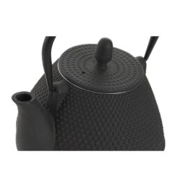 Items Kitchen Theepot Oriental - Gietijzer - 1000 Ml - Mat Zwart -Tafel Benodigdheden Winkel 1000095083 0102