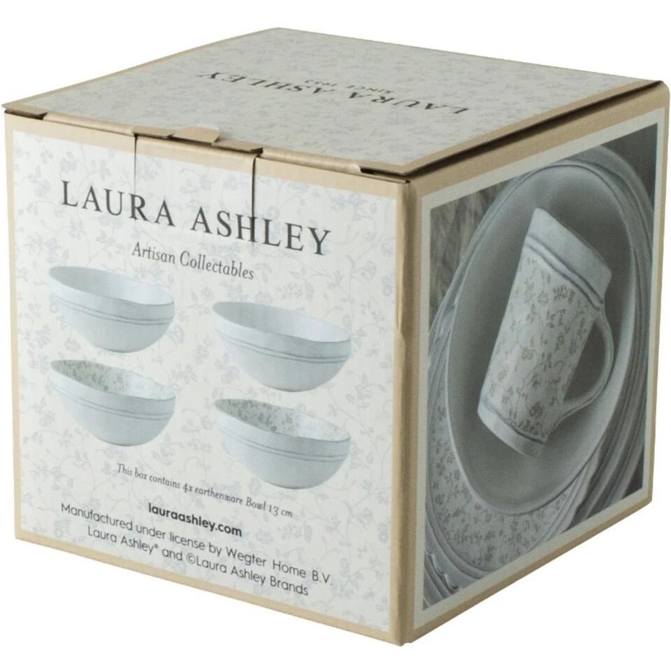 Laura Ashley Giftset 4 Kommen 13 Cm 3 Laura Ashley Giftset 4 Kommen 13 Cm - Afbeelding 3