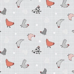 PVC Tafelzeil Kippen - 140 X 200 Cm 3 PVC Tafelzeil Kippen - 140 X 200 Cm -Tafel Benodigdheden Winkel 1000096606 0101