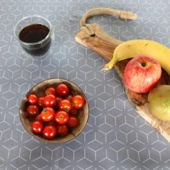 PVC Tafelzeil Geometrisch - Grijs - 140 X 200 Cm