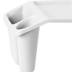 Merkloos Schoottafel/dienblad - Wit - Kunststof - 60 X 31 X 20 Cm -Tafel Benodigdheden Winkel 1000096701 0101