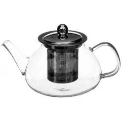 Secret De Gourmet - Theepot - Glas/rvs - Met Filter - 850 Ml