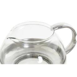 Items Theepot - Glas - RVS - 1050 Ml - Met Filter En Handvat -Tafel Benodigdheden Winkel 1000098279 0102