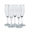 Pasabahce Prosecco/Champagneglazen - Glas - Set 6x Stuks - 190 Ml
