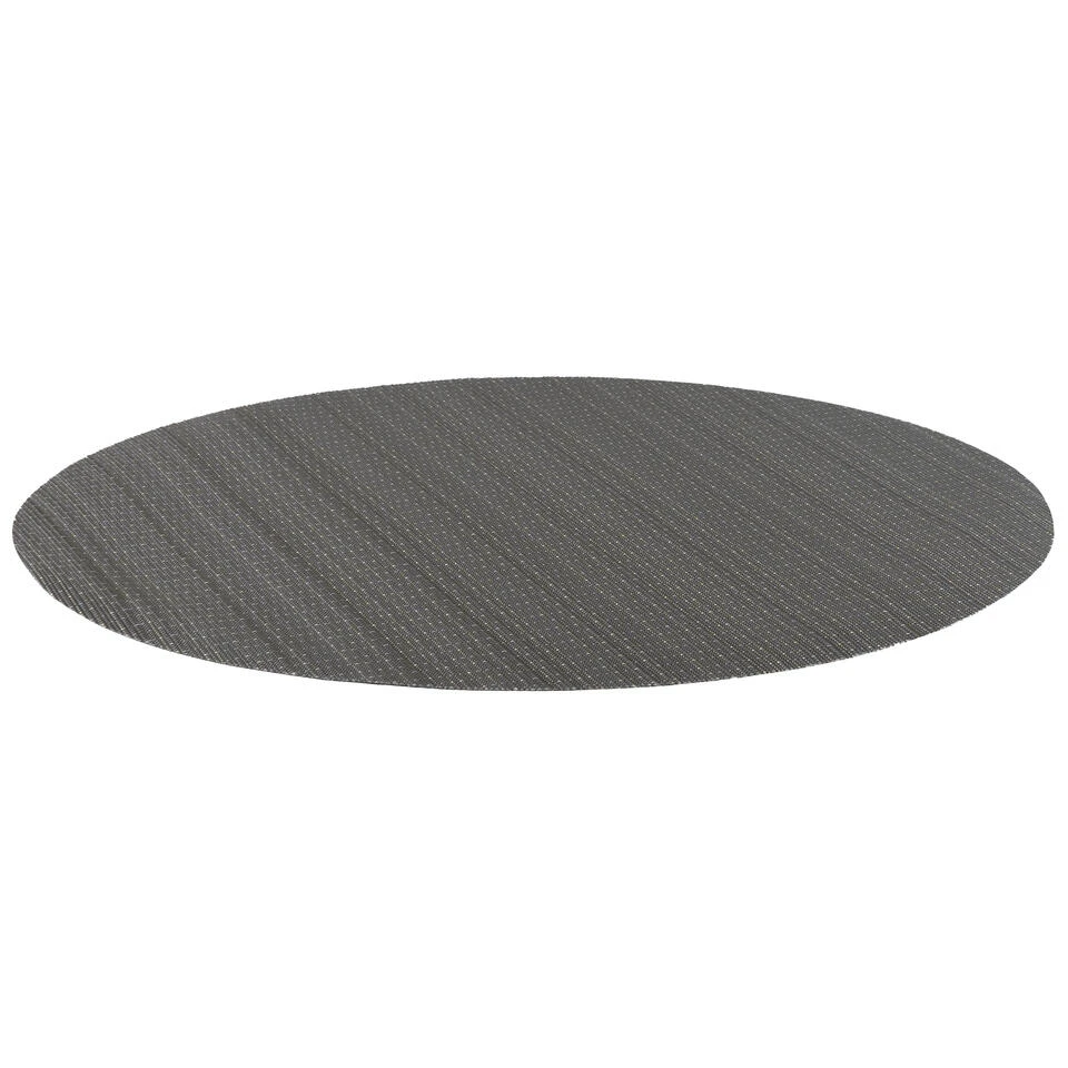 QUVIO Placemat Ovaal - 32 X 45 Cm - Grijs/bruin - Set Van 6 4 QUVIO Placemat Ovaal - 32 X 45 Cm - Grijs/bruin - Set Van 6 - Afbeelding 4