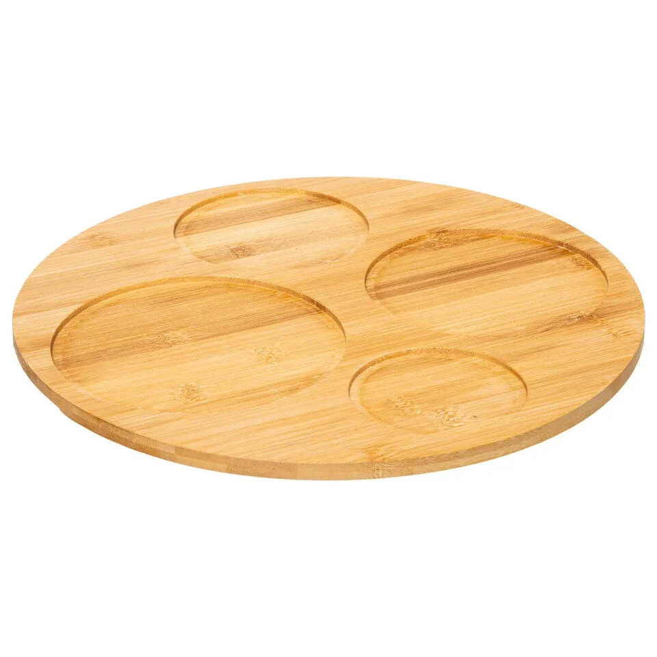 5Five Serveerplank Hapjes/saus/tapas - Aardewerk - Zwart 3 5Five Serveerplank Hapjes/saus/tapas - Aardewerk - Zwart - Afbeelding 3