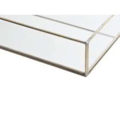 Beliani Blad GRENOBLE - Zilver Glas 7 Beliani Blad GRENOBLE - Zilver Glas -Tafel Benodigdheden Winkel 1949466398 0103