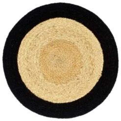 VidaXL Placemats 6 St 38 Cm Jute En Katoen Natuurlijk En Zwart 6 VidaXL Placemats 6 St 38 Cm Jute En Katoen Natuurlijk En Zwart -Tafel Benodigdheden Winkel 24a3503545f04d09a1fc21ca1f9cbac1