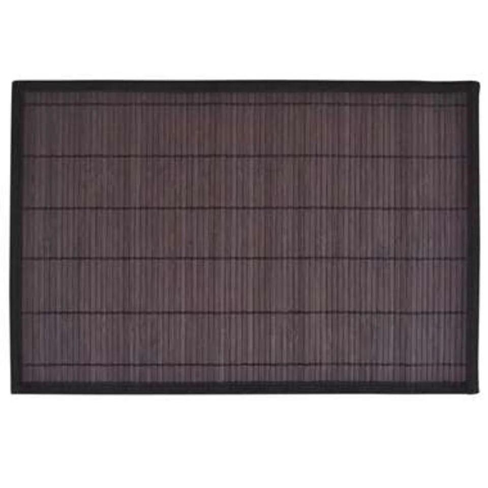 VIDAXL 6 Placemats Bamboe 30 X 45 Cm Donkerbruin 2 VIDAXL 6 Placemats Bamboe 30 X 45 Cm Donkerbruin - Afbeelding 2