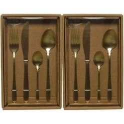 Decoris Bestekset - 16-delig - Licht Goudkleurig - RVS - 4 Personen 3 Decoris Bestekset - 16-delig - Licht Goudkleurig - RVS - 4 Personen -Tafel Benodigdheden Winkel 3f269067044f48788420156478bd51f3