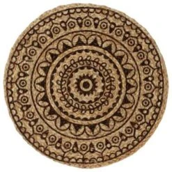 VidaXL Placemats 6 St Rond 38 Cm Jute Donkerbruin -Tafel Benodigdheden Winkel 501944fef04d4a00a4579d15fb8ba3e3