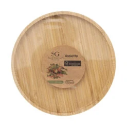 Secret De Gourmet Serveerplank - Bamboe - D19,5 Cm -Tafel Benodigdheden Winkel 504f1c0655a0493ead4b48a410ef9afb