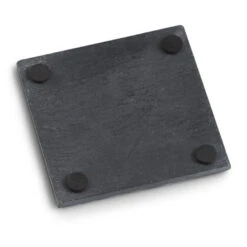 Zeller Glazenonderzetters - 4 Stuks - Grijs - Leisteen - 10 Cm -Tafel Benodigdheden Winkel 55ccf2ddef3d42a29f8854622dfebae5