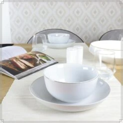 OTIX Soepkommen Set Van 6 Schaaltjes Porselein Wit Met Gouden Rand 13,5 X 6 Cm 6 OTIX Soepkommen Set Van 6 Schaaltjes Porselein Wit Met Gouden Rand 13,5 X 6 Cm -Tafel Benodigdheden Winkel 58c9cc509c9d4a0aaff95a64c791856f