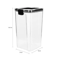 Krumble Voorraadpot Plastic 1300 Ml - Set Van 4 -Tafel Benodigdheden Winkel 5d4c5730dc9c44df8165213d8431afa7