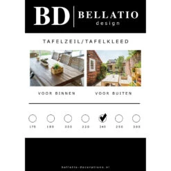 Bellatio Design Tafelzeil - Blauw - Linnen Look - 140 X 245 Cm -Tafel Benodigdheden Winkel 7484704fb840460b842c7d88857b8153 1