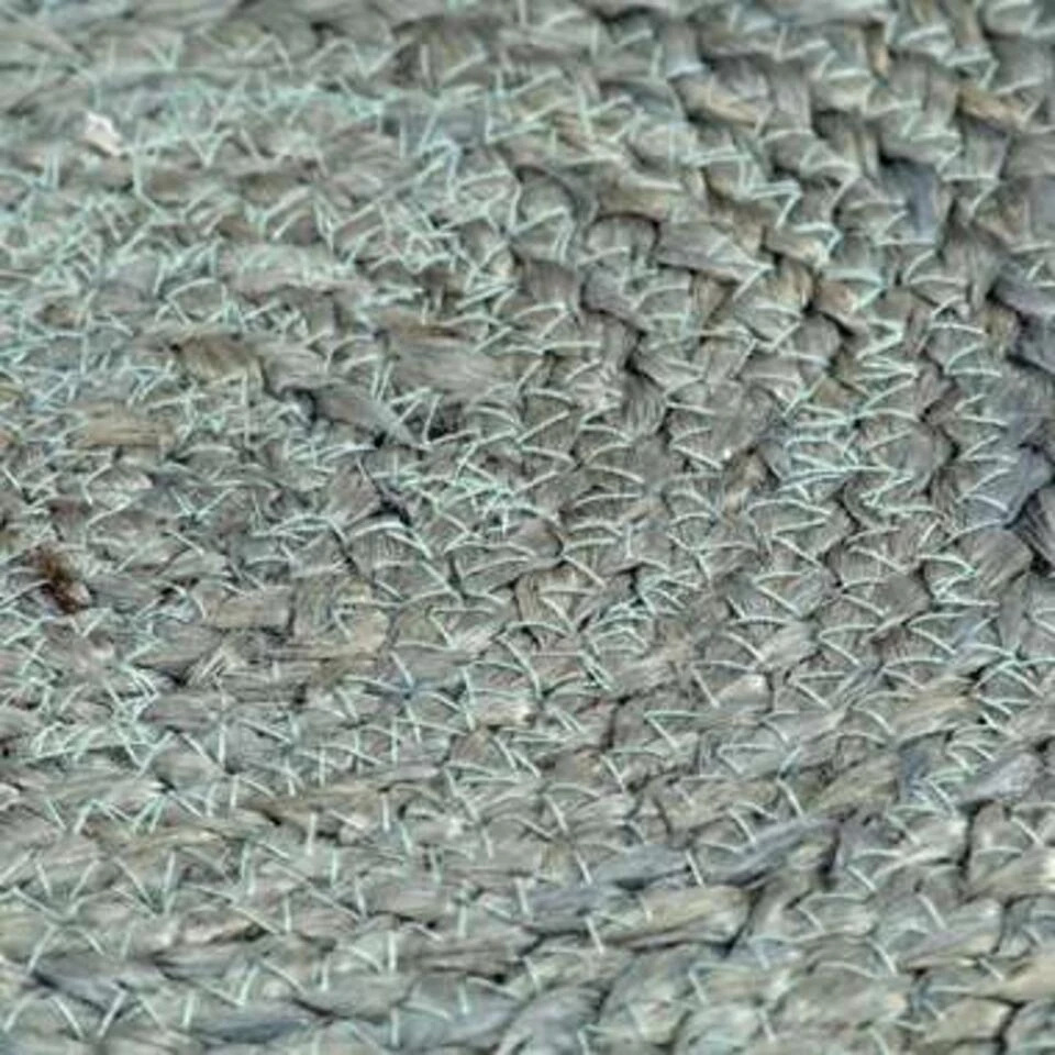 VidaXL Placemats 6 St Rond 38 Cm Jute Olijfgroen 3 VidaXL Placemats 6 St Rond 38 Cm Jute Olijfgroen - Afbeelding 3