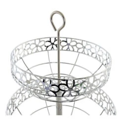 Items Fruitschaal - Etagere - 2-laags - Zilverkleurig - 39 Cm -Tafel Benodigdheden Winkel a5e020ac46284c6eb3bd27421f086f4e