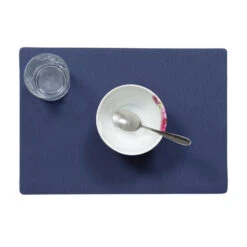 Wicotex Placemat Plain - Luxe - Donkerblauw - 43 X 30 Cm -Tafel Benodigdheden Winkel abb264b490784fa6a42de72c4e4f1e93