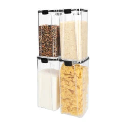 Krumble Voorraadpot Plastic 1800 Ml - Set Van 4 -Tafel Benodigdheden Winkel b0abf073794049f1b7cb0bbe8c832b49