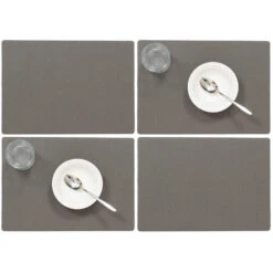 Wicotex Placemat Plain - Luxe - Donkergrijs - 43 X 30 Cm -Tafel Benodigdheden Winkel cac6cb01ff2841cf84637daac175b134
