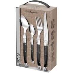 Lou Laguiole 24-delige Bestekset Tradition Antraciet -Tafel Benodigdheden Winkel cf27bccf352d4827acd49b25ec1e8bca