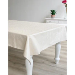 Bellatio Design Tafelzeil - Creme - Bloemen Print - 140 X 250 Cm -Tafel Benodigdheden Winkel e2fd813a0855409ca9b260c2f7871949