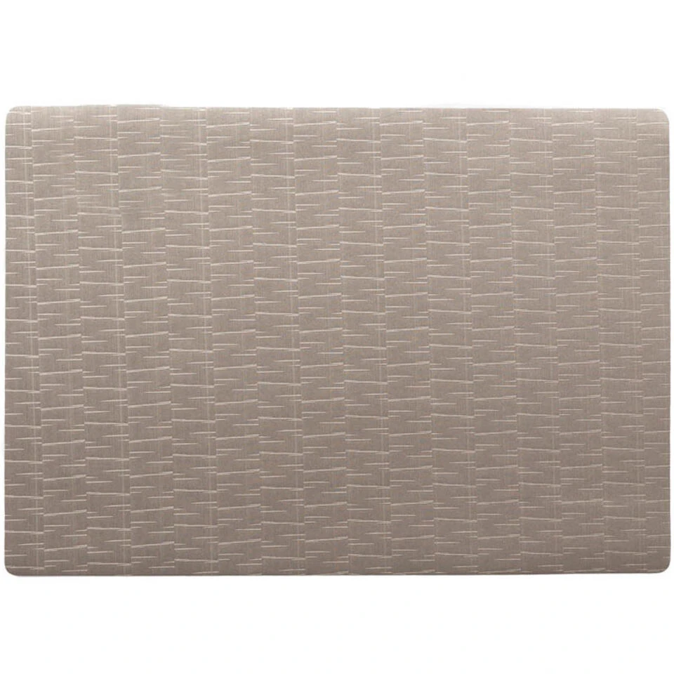 Wicotext Placemats - 4 Stuks - Jaspe - Taupe - 43 X 30 Cm 3 Wicotext Placemats - 4 Stuks - Jaspe - Taupe - 43 X 30 Cm - Afbeelding 3