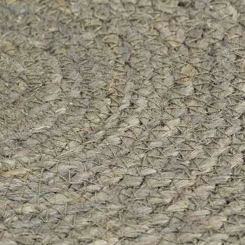 VidaXL Placemats 4 St Rond 38 Cm Jute Effen Grijs 4 VidaXL Placemats 4 St Rond 38 Cm Jute Effen Grijs - Afbeelding 4