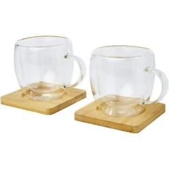 Seasons Dubbelwandige Koffieglazen 250 Ml - 2 St - Incl. Onderzetters -Tafel Benodigdheden Winkel f9e679dff3c2485eb871f381aa1f08e4