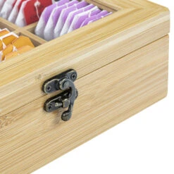 HI Theedoos/kist - 6-vaks - Bamboe Hout - 21 X 17 X 8 Cm 6 HI Theedoos/kist - 6-vaks - Bamboe Hout - 21 X 17 X 8 Cm -Tafel Benodigdheden Winkel fe7fa8e0e0544b83b45f3310c018506d